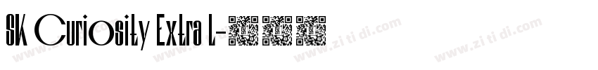 SK Curiosity Extra L字体转换
